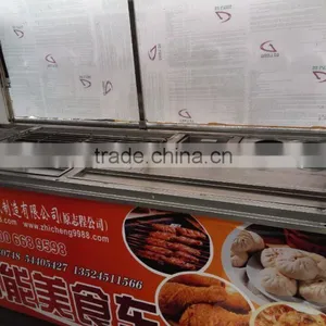 Chinese Shanghai Retail Vending Street Mobile Hand Push Food Breakfast Cart thumbnail-1