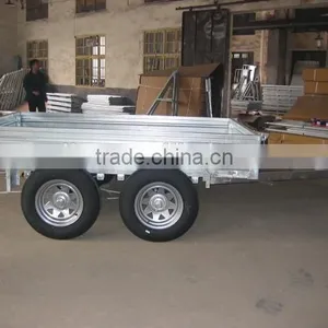8x5ft Hot Dipped Galvanized Fully Welded Heavy Duty Tandem Trailer thumbnail-6