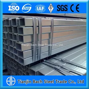 Hollow Hot Dipped Galvanized Carbon Steel Rectangular Tube/square Tube Pipe thumbnail-5