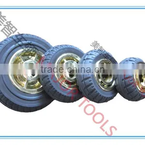 200/150/127/100 Solid Rubber Wheel With Plastic Rim Series thumbnail-1