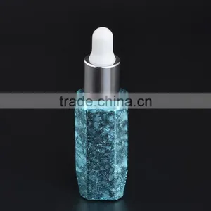 10ml UV Gel Blue Red Colored Glass Essential Oil Bottle With Glass Pipette Dropper thumbnail-4