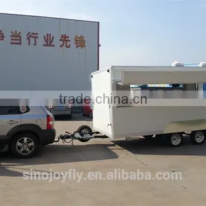 Caterng Food Cart for Sale With Different Function Fiberglass Enclosed Trailers thumbnail-2