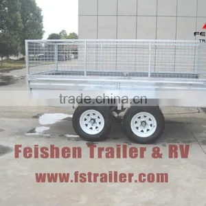 2015 Hot Dipped Galvanized Tandem Cage Trailer TC85 thumbnail-1