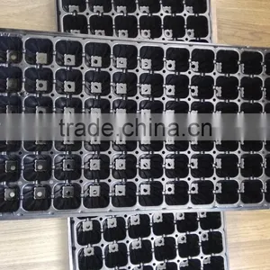 72 Cell Black PS Plastic Plant Nursery Plug Trays Wholesale Cheap Price thumbnail-1