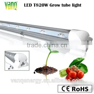 10W 2ft T8 Led Grow Tube, Full Spectrum High Power Led 20X1W For Aeroponic Growing Systems thumbnail-1
