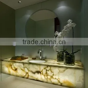 UNIQUE DESIGN ONYX BATHROOM COUNTERTOPS thumbnail-2