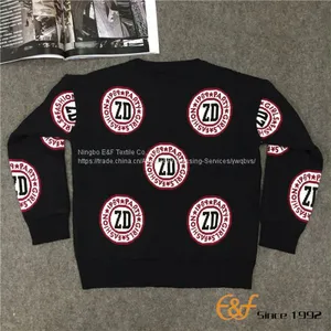 Double Layer 3-color Jacquard Sweater thumbnail-1