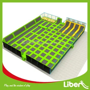 Large Used Trampoline Park for Kids thumbnail-1