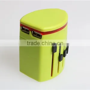 The Most Important Travel Accessory Unviersal Travel Adapter Charger With Double USB Port of 1000MA thumbnail-3