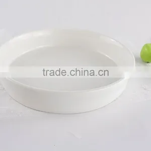 Hospitality Hotel Supply Round Eco-friendly Porcelain Plates Bakeware thumbnail-4