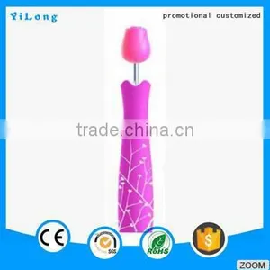 2016 Rose Promotional Folding Sun Design Lady Straight Umbrella thumbnail-2