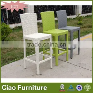 Modern Design Rattan Bar Stool Furnture Cheap High Bar Chair thumbnail-2