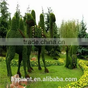 Small Sculpture Aritificial Green Sculpture Plastic Fake Plant Artificial Sculpture Artificial Plastic Statue thumbnail-5