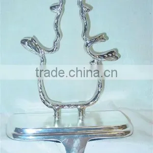 Silver Plated Stocking Holders,Silver Plated Aluminum Stocking Holders,Metal Stocking Holders thumbnail-1