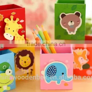 2015 Customize Wooden Stationery Box for Kids Low Price Wooden Cases thumbnail-1