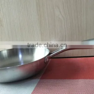 SS18/8 Food Grade Frying Pan/fry Pan thumbnail-6