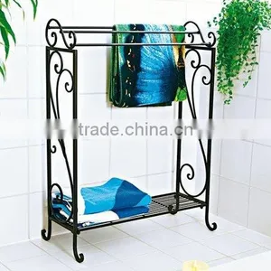 Metal Standing Towel Racks thumbnail-1