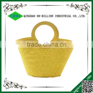 Handmade Colored Recycled French Bag Straw thumbnail-2