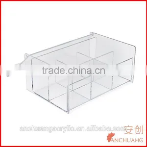 Acrylic Tea Bag Holder 6 Compact Tea Bag Organizer thumbnail-2