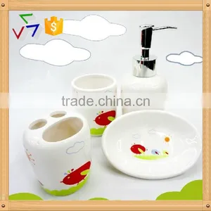 Ceramic Porcelain Bathroom Accessories Set,ceramic Bathroom Set,ceramic Bathroom Accessory,ceramic Bath Set thumbnail-6