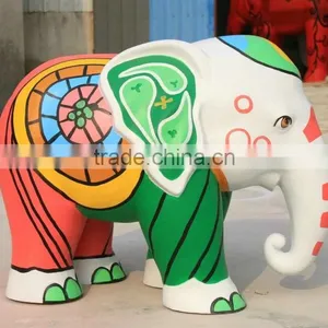 FRP Display Elephant Sculpture thumbnail-5