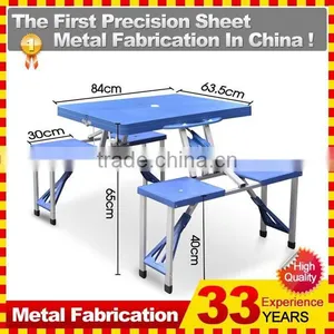 LOW PRICE PLASTIC FOLDING FOLDABLE TABLE TOP AND CHAIR OF DINING IN CHINA thumbnail-1