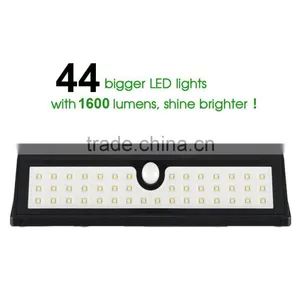Large Size 44 LED Outdoor Wireless Solar Energy Powered Motion Sensor Light Ponds Decor Accent Lighting With Three Modes thumbnail-1