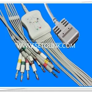 Burdick EK 10 One Piece ECG Cable 10 Leadwires thumbnail-1