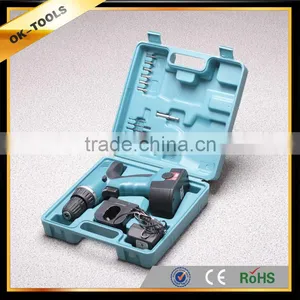 2014 New Multifunction Made in China Wholesale Elctrical Tool Best 18V Cordless Drill Tool Set Tool Box thumbnail-1