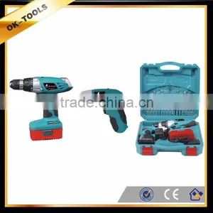 2014 New China Wholesale Supplier Power Tool Manufacturer Electric Screwdriver & Drill Set thumbnail-1