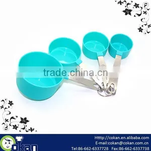 Good Kitchen Helper 4pcs Plastic Measuring Cup Set With Metal Handle CK-S119 thumbnail-1