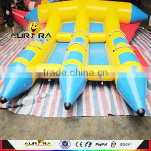 High Quality Water Sport 0.9mmPVC Inflatable Flying Fish Tube Towable for Sale thumbnail-1