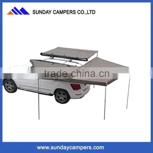 2016 OEM 4WD Fire Retardant Car 270 Degree Roof Awning With Change Room thumbnail-2