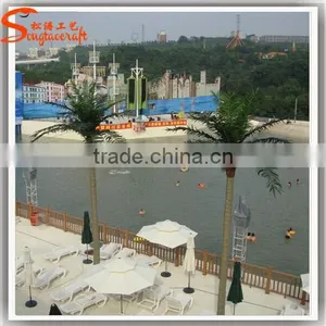 Latest Design Ourdoor Artificial Fack Fiberglass Coconut Tree Decoration Tree thumbnail-2
