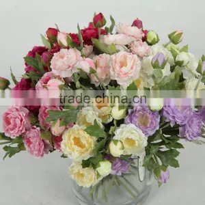 Fake Artificial Wholesale Decoration Mini Ranunculus Flowers thumbnail-3
