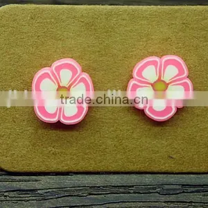 Fashion New Design Flower Earring Designs for Women,Kids Polymer Clay Earrings Fashion thumbnail-1
