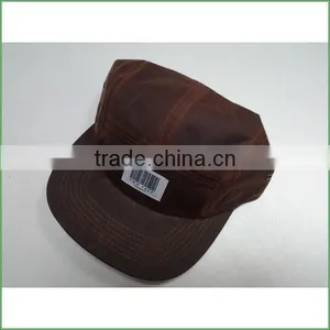 New Floral 5 Panel Hat / Cap With Oil Wax Fabric thumbnail-3