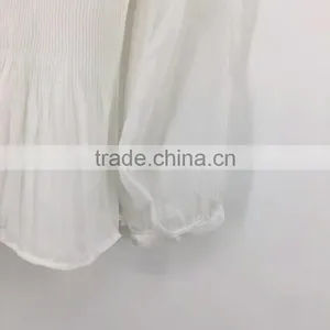 Women Orignal Chiffon Lace Blouse Brand Stock Clothes thumbnail-2