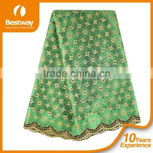 International Standard Competitive Price High Quality African Swiss Lace Fabrics SL0350 thumbnail-4