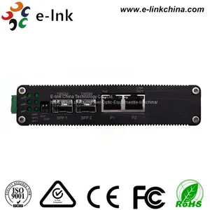 Само-конфигурируемый защищенный Ethernet-коммутатор с 2 портами 10/100/1000BASE-T и 2 портами 1000BASE-FX SFP thumbnail-3