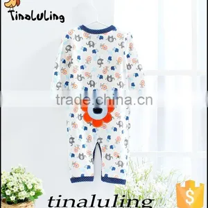 2016 Latest Newborn Baby Jumpsuits Baby Romper Elephant Cotton Bodysuits Baby Products thumbnail-2