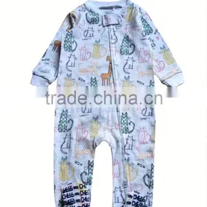 Eco Friendly Cute Model Matching Fabric Baby Rompers thumbnail-2
