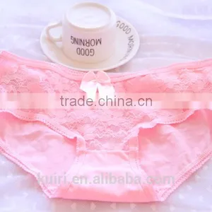 Sexy Lace Young Girl Cute Panties Lady Cotton Pink Underwear E9 thumbnail-5
