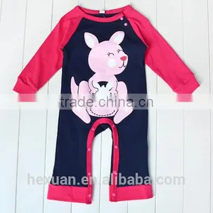 Baby Long Sleeve Rompers Newborn Babnew Design 100% Cotton Plain Long Sleeves Baby Rompers Newborn Summer Clothes thumbnail-3
