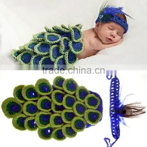 Newborn Baby Infant Crochet Knit Beanie Animal Design Photography Props Hat Set Christmas Baby Caps Set 2pcs/per Set Hot Sale thumbnail-2