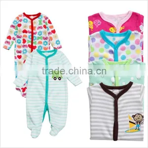 Wholesale Summer Cotton Boys Long Sleeve Baby Playsuit thumbnail-1