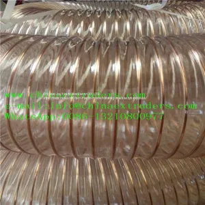 PP PE Vacuum Cleaner Wind Plastic Soft Spiral Flexible Pipe Tube thumbnail-2