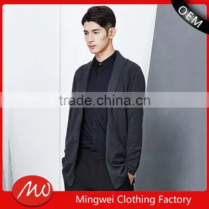New Ideas Collar Wrap Grey Cashmere Knit Cashmere Sweater Mens for Sale thumbnail-1