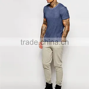 2017 Summer Guangzhou Shandao OEM 180g Cotton Spandex Short Sleeve Round Neck T Shirt Design thumbnail-5