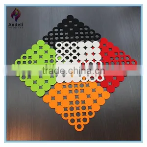 Gorgeous Colorful Patterned Rectangular Table Felt Placemat Tablemat thumbnail-3